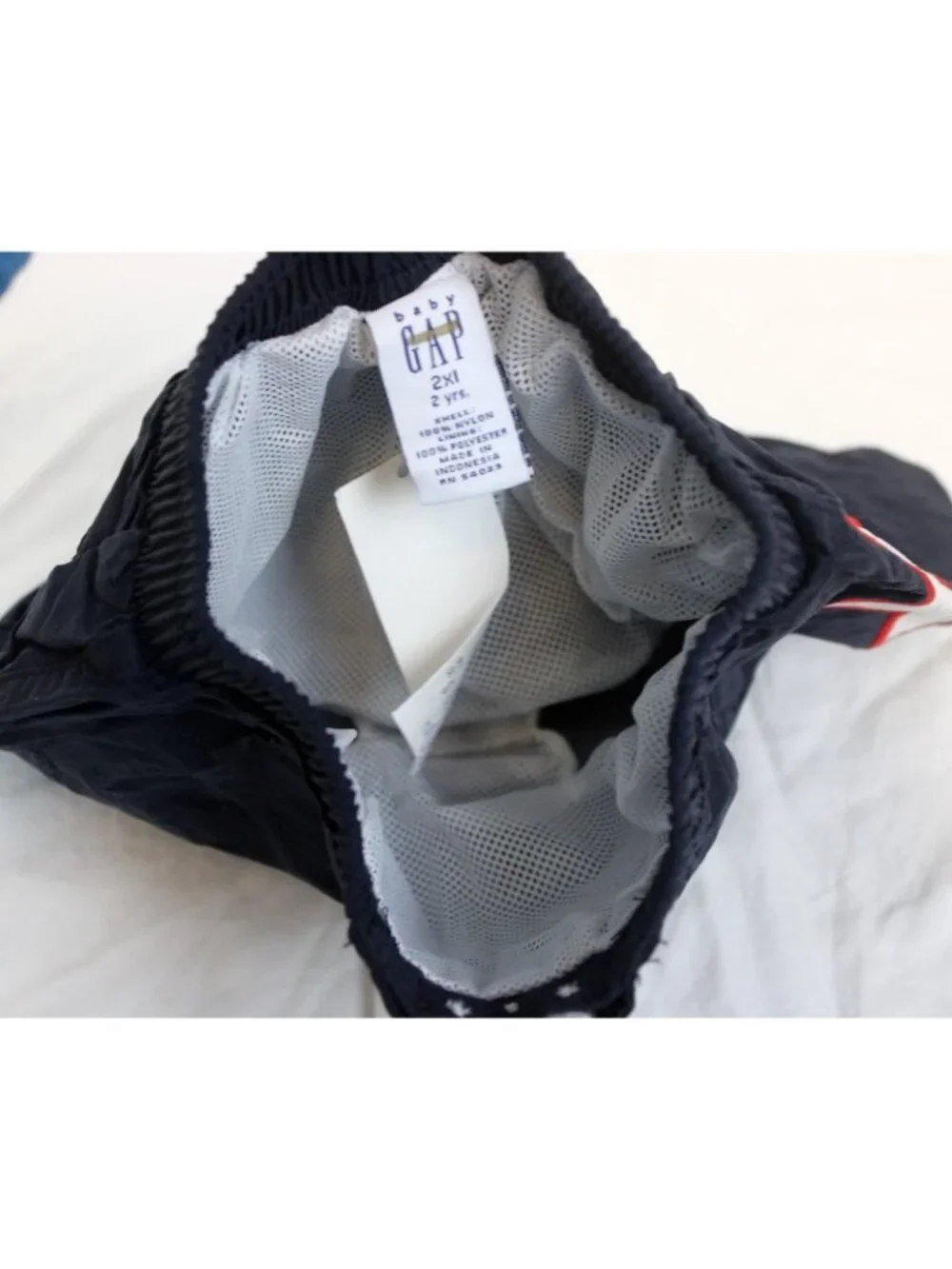 NWT 2002 Gap Baby Boy 2T Swim Shorts Trunks Shorts Stars Board Mesh Lining